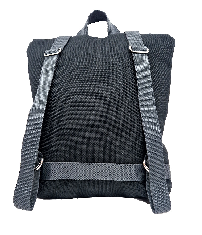 Style-Pack – Dot Noir - Damen-Rucksack Rückseite
