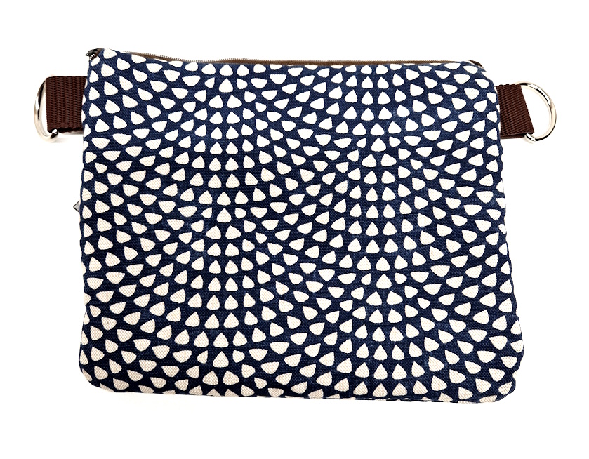 10024 Damen-Schulter-Tasche BlueCircle Chic Rückansicht