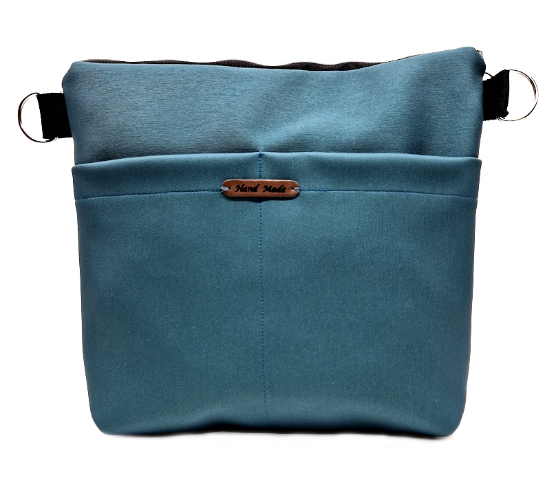 10026 Damen-Schulter-Tasche Turquoise Chic Carry Vorderansicht