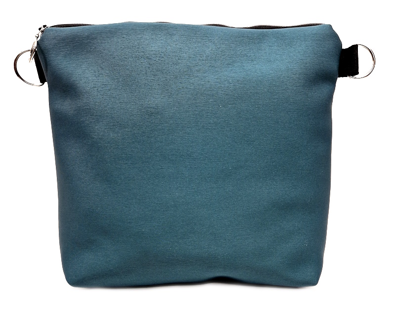 10026 Damen-Schulter-Tasche Turquoise Chic Carry Rückansicht 