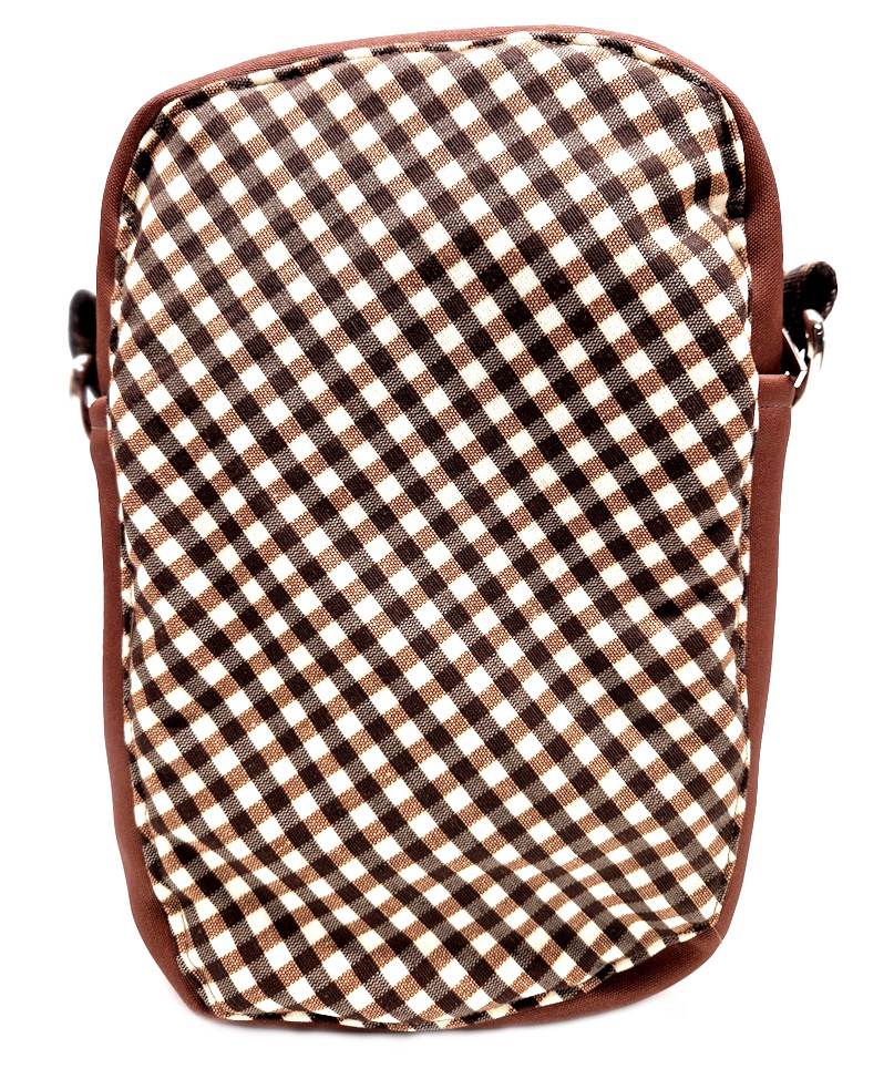 10027 Chic & Kariert Damen-Crossbag-Tasche Rückseite