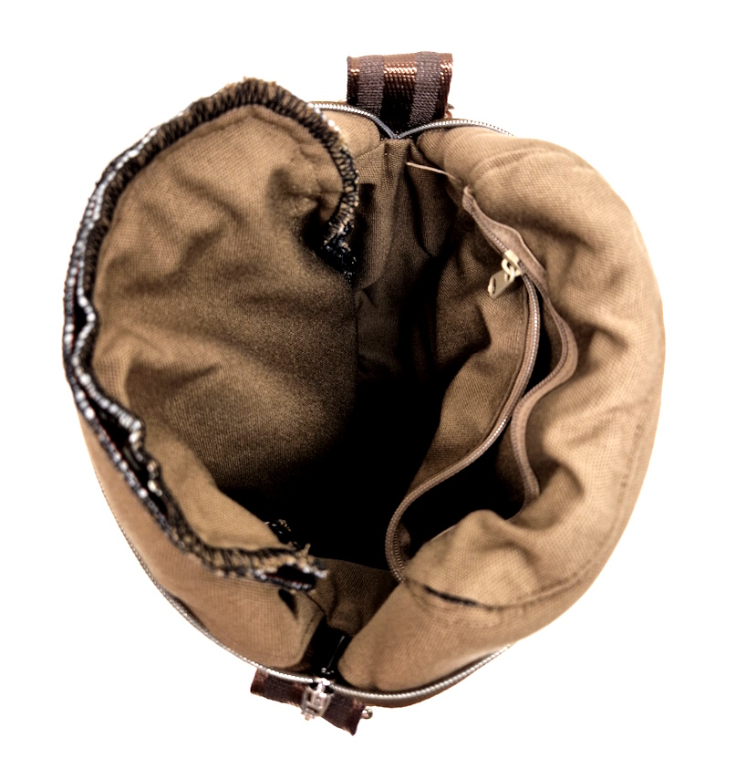 10027 Chic & Kariert Damen-Crossbag-Tasche Innenseite