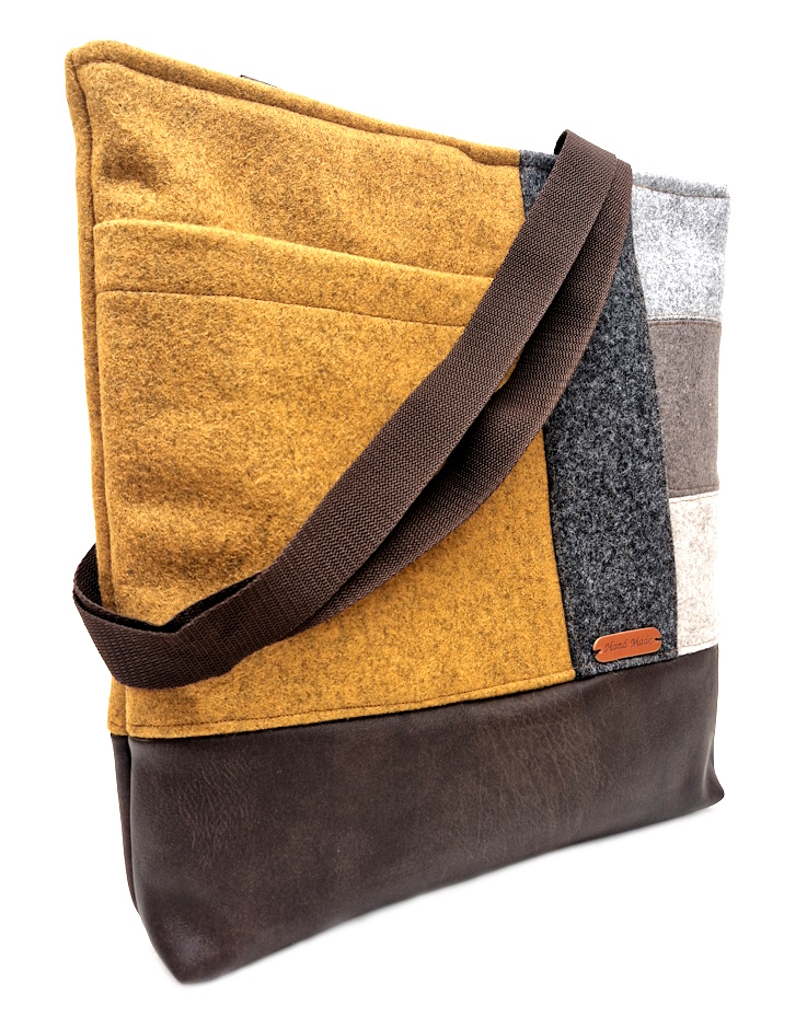 10032 FilzArt Shopper Lux Seitenansicht links