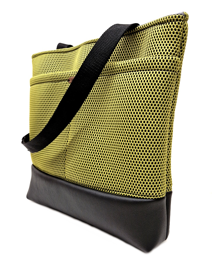 10035 Grüne Eleganz Shopper Seitenansicht rechts