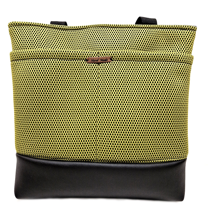 10035 Grüne Eleganz Shopper Vorderseite