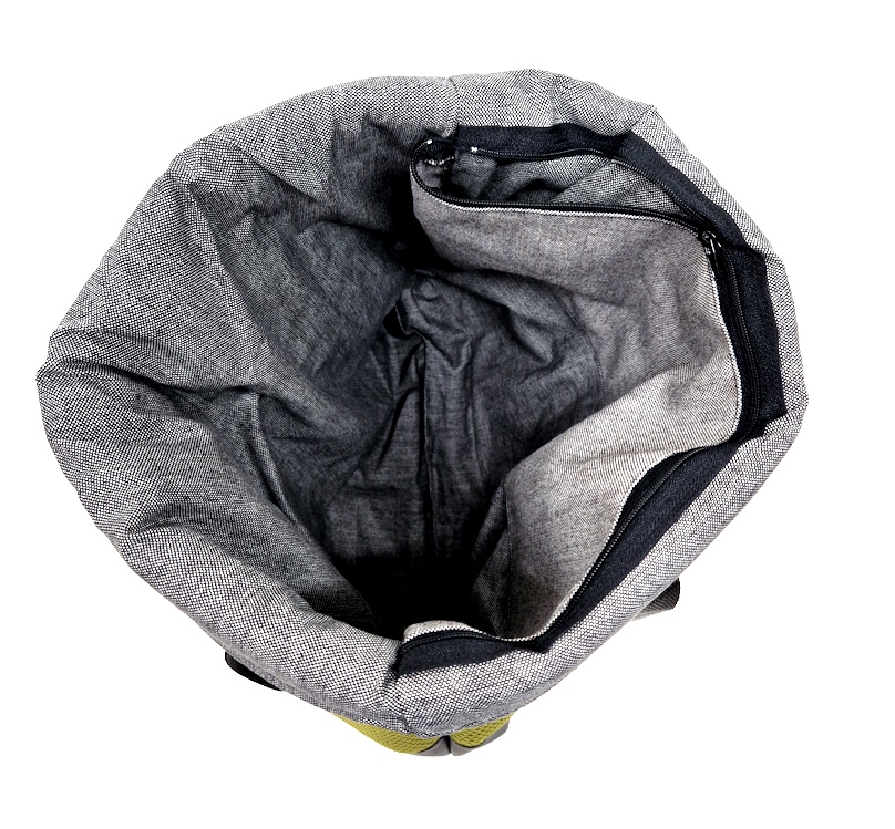 10035 Grüne Eleganz Shopper Innenseite