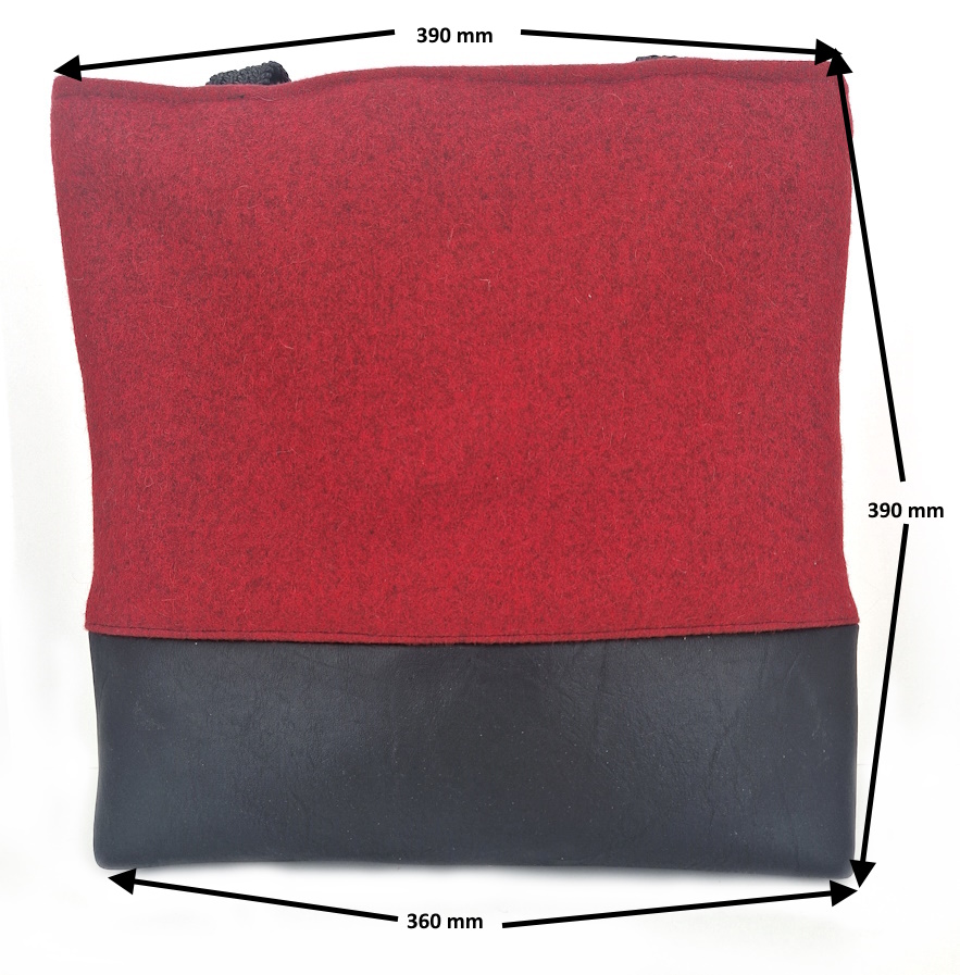 10045 FilzLiebe Shopper Maße 10045 FilzLiebe Shopper Maße