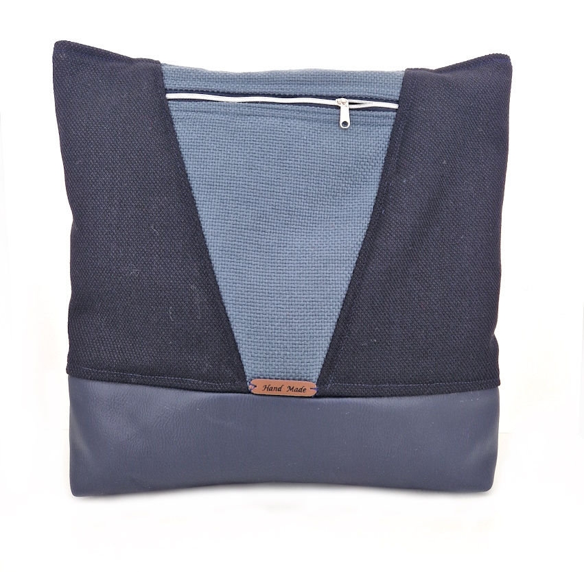 10046 BlauVibe V-Shopper Vorderseite