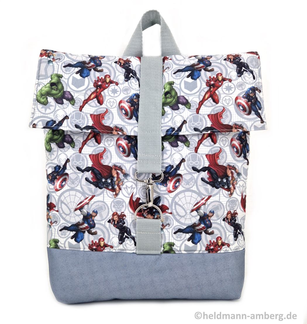 10061 Kinder-Rucksack mit Batman-Motiv Vorderseite