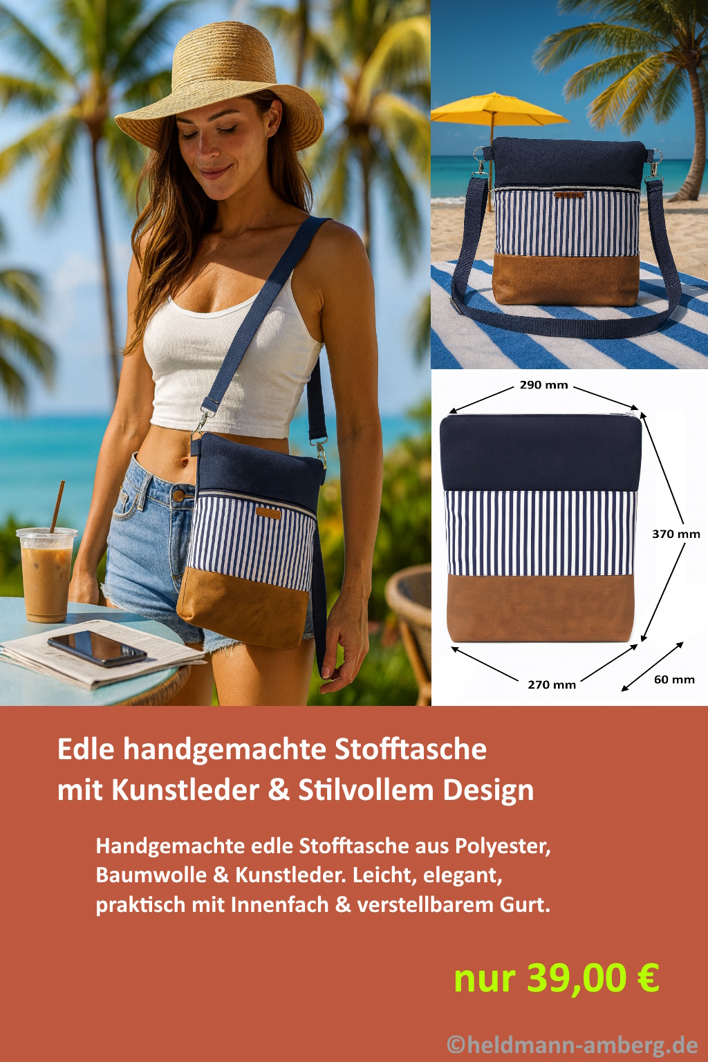 10070 Eleganz in Blau-Weiß