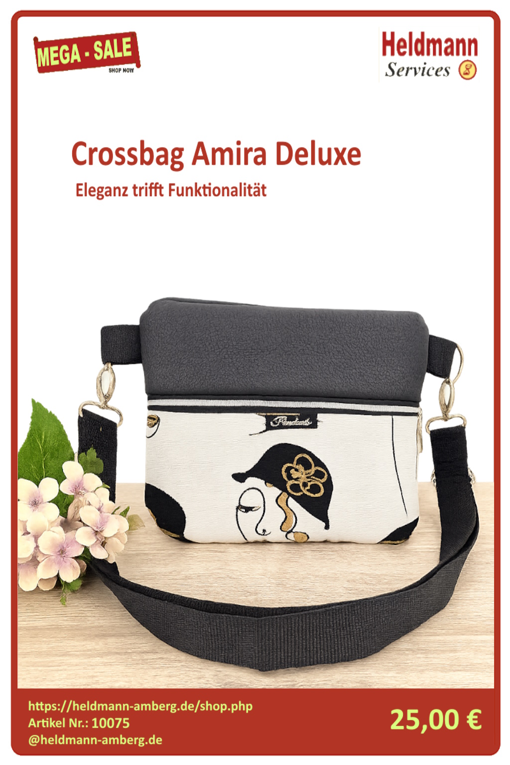 10075 Crossbag Amira Deluxe