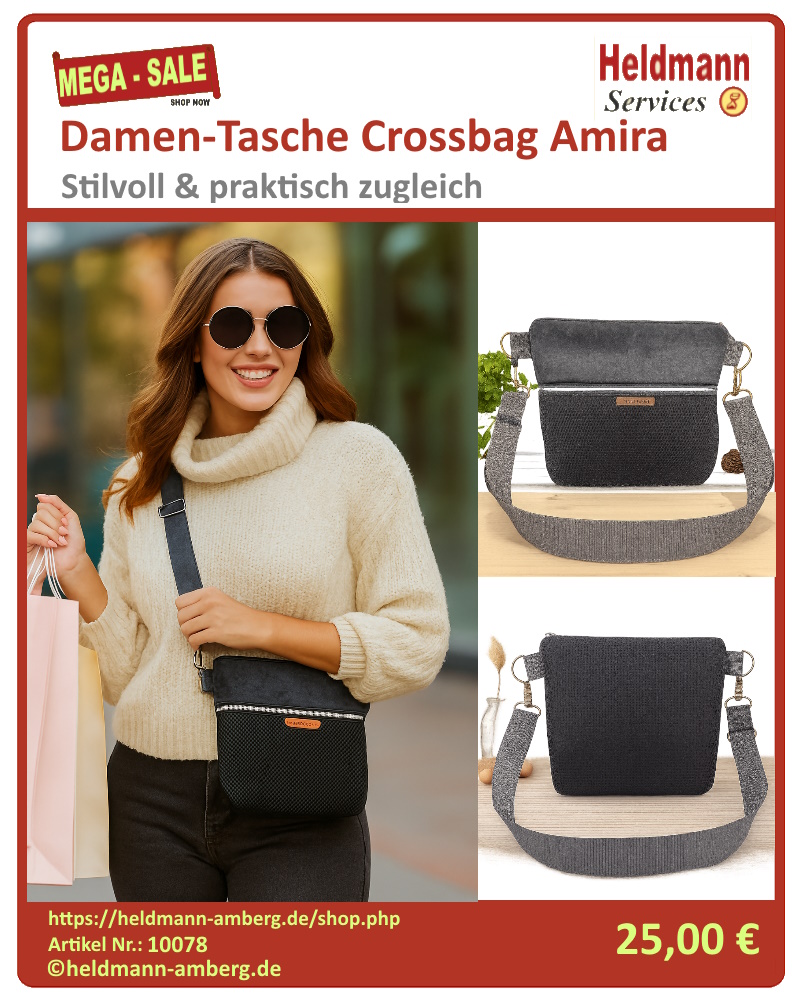 10078 Damen-Tasche Crossbag Amira