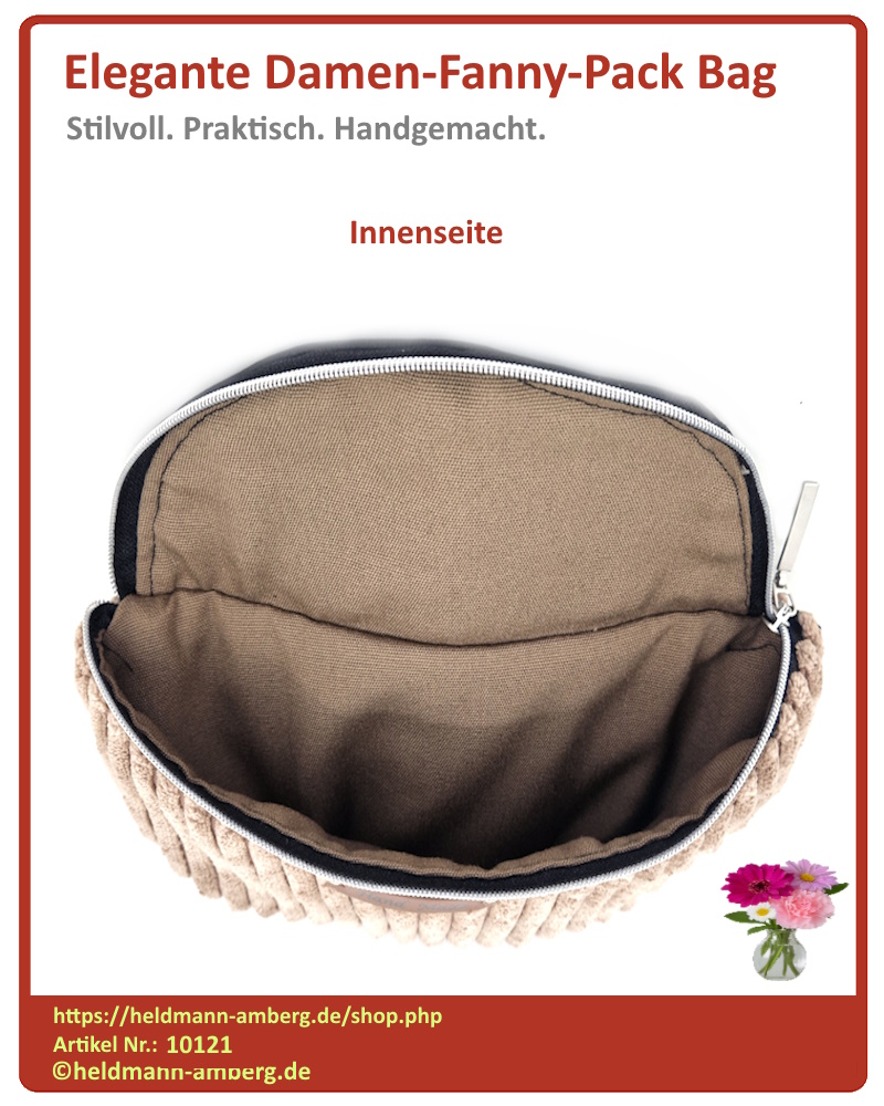 10121 Elegante Damen-Fanny-Pack Bag Innenseite