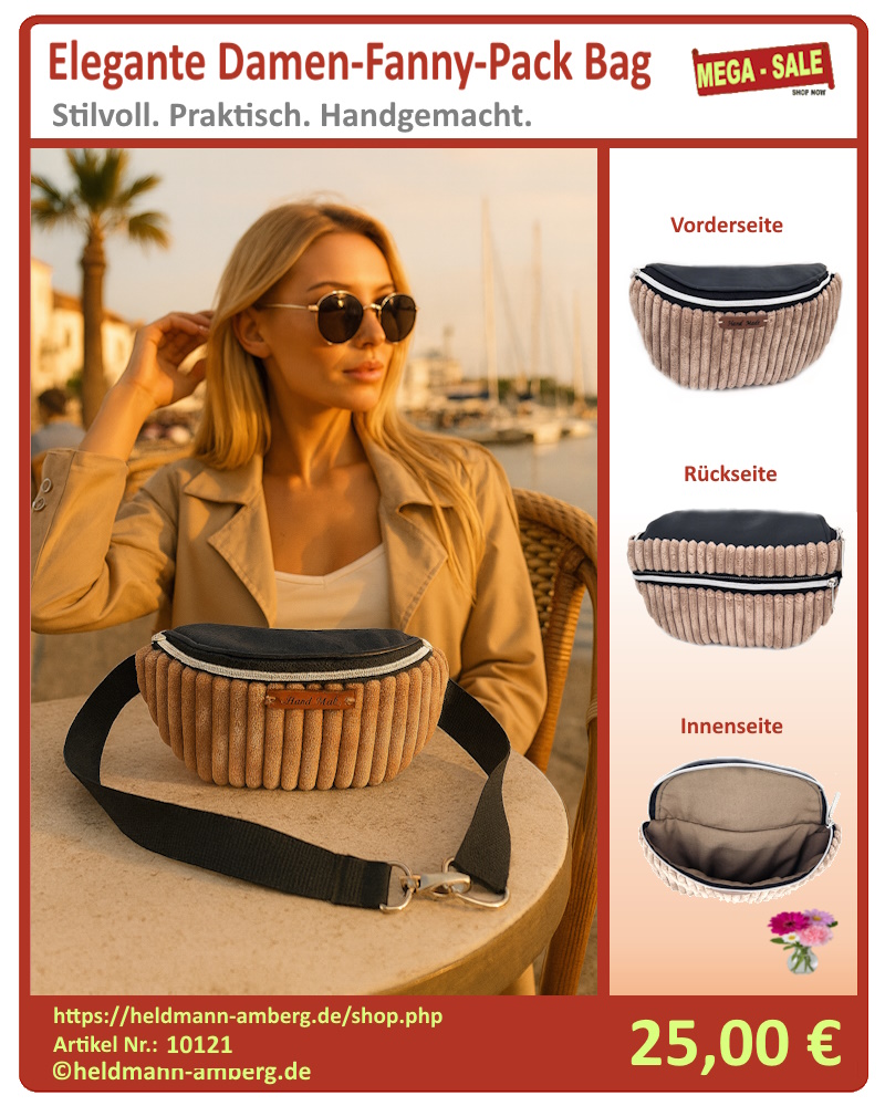 10121 Elegante Damen-Fanny-Pack Bag